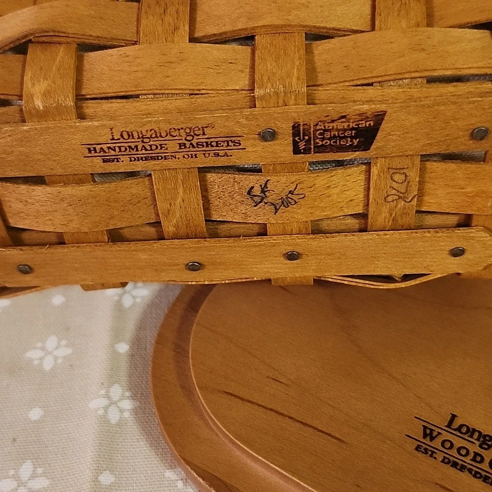 Longaberger 2005 Horizon Of Hope Basket